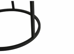 Bijzettafels|Bijzettafel SL2303  Ø76xH45,5cm/Ø56xH38,5cm - decor & metaal - tropix set van 2