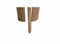 Bijzettafels|Bijzettafel Spinoza Ø40cm - mango massief - naturel