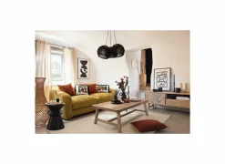 Bijzettafels|Bijzettafel Totem Sohan Ø36cm - ijzer - zwart