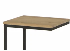 Laptoptafels|Bijzettafels|Bijzettafel Touchwood 40x33cm - eik massief - naturel