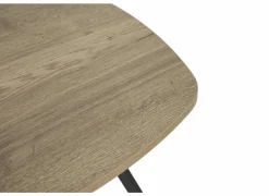 Perfecta Bijzettafels|Bijzettafel Trevi Ø70cm - decor - antraciet & eik naturel