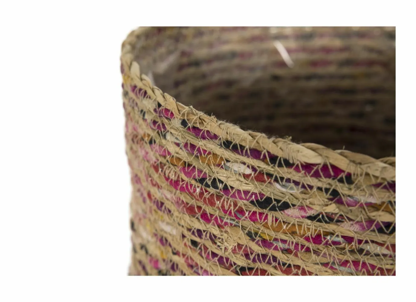 Vazen & Bloempotten|Vazen & Bloempotten|Bloempot Aja set van 3 - zeegras - naturel/multi