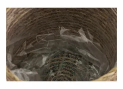 Vazen & Bloempotten|Vazen & Bloempotten|Bloempot Aja set van 3 - zeegras - naturel/multi