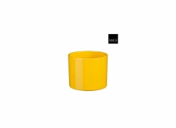 Mica Bloempot Era H12,5cm keramiek geel- Vazen & Bloempotten|Vazen & Bloempotten