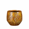 Vazen & Bloempotten|Vazen & Bloempotten|Bloempot Harris Ø16,5x14cm - keramiek - donkergeel