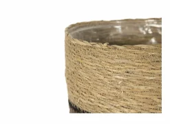 Bloempot Sade set van 3 - zeegras - naturel- Vazen & Bloempotten|Vazen & Bloempotten