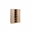 Boekenkast Capo 160x40x216cm - melamine - golden oak- Rekken|Boekenkast