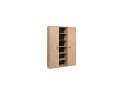 Boekenkast Capo 160x40x216cm - melamine - golden oak- Rekken|Boekenkast