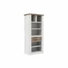 Boekenkast|Boekenkast|Boekenkast Duro 71x41x160cm - decor - pine white & antique oak