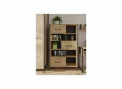 Boekenkast|Boekenkast|Boekenkast Oriental Tree 94,1x41,5x151,5cm - decor - bartex eik