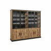 Boekenkast|Boekenkast|Boekenkast 234x211x48cm - decor - bruin & zwart
