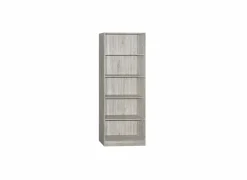 Boekenkast|Boekenkast|Boekenrek Elmo 70x30x180cm - decor - new grey oak