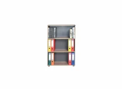 Boekenkast|Boekenkast|Boekenrek Merida 72x34x109cm - melamine - tori bruin