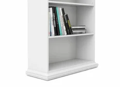 Boekenrek Paris 96x37x201cm - decor - wit- Boekenkast|Boekenkast