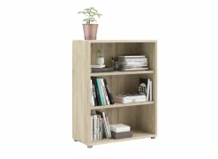 Boekenrek Prima 89x40x113cm - decor - eik- Boekenkast|Boekenkast