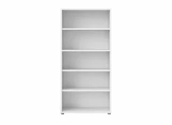 Boekenrek Prima 89x40x186cm - decor - wit- Rekken|Boekenkast