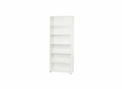 Boekenrek Prima 89x40x222cm - decor - wit- Rekken|Boekenkast