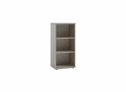Boekenrek Turbo1 54x42x117cm - melamine - herfst eik & wit- Rekken|Boekenkast
