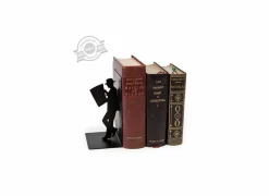 Decoratieve Accessoires|Boekensteun The reader zwart