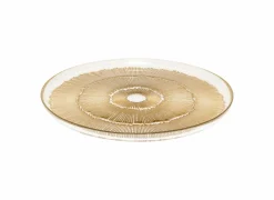 Bord Celeste Ø28cm - glas - goud- Platte Borden