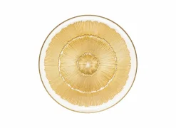 Bord Celeste Ø28cm - glas - goud- Platte Borden