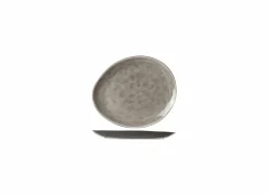 Cosy & Trendy Bord Streetfood festival 19,5x16cm - keramiek - multicolor- Platte Borden|Dessertborden