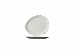 Cosy & Trendy Bord Streetfood festival 19,5x16cm - keramiek - multicolor- Platte Borden|Dessertborden