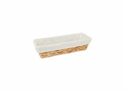 Broodmand voor stokbrood 39x14cm - hyacint - beige- Broodtrommels|Serveerschalen
