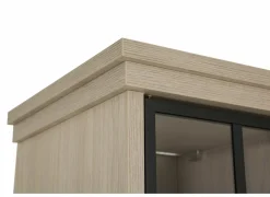 Buffetkast 216cm - decor - natuurlijke olm- Vitrinekasten|Wandmeubels