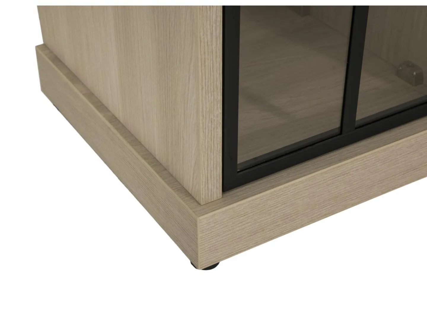 Buffetkast 216cm - decor - natuurlijke olm- Vitrinekasten|Wandmeubels