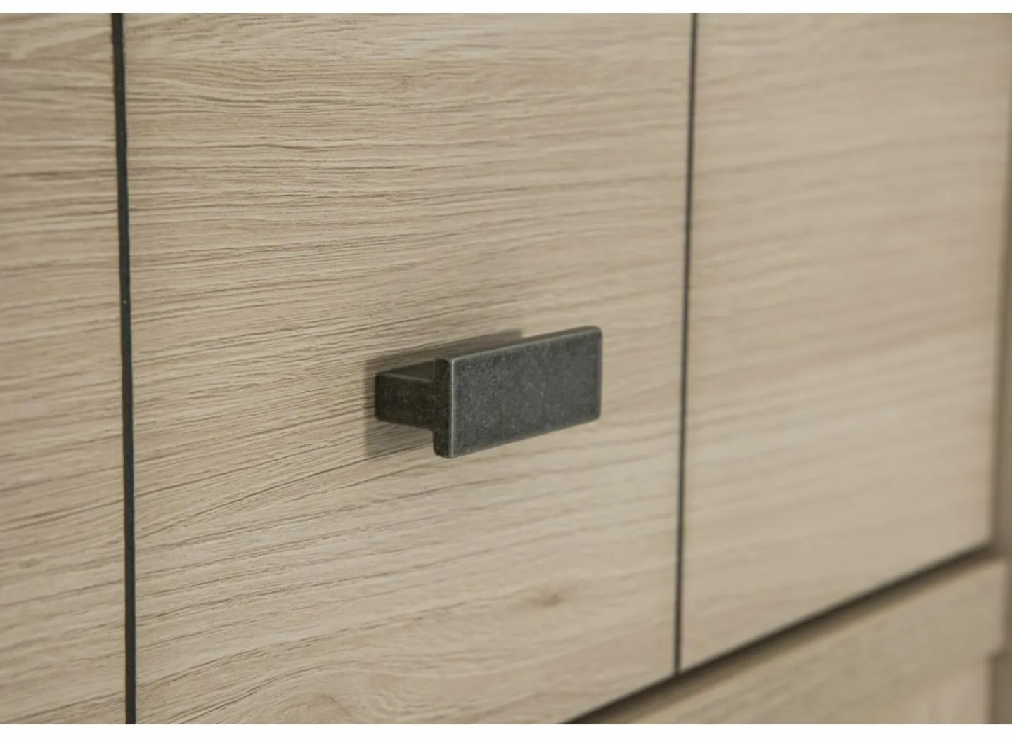 Buffetkast 216cm - decor - natuurlijke olm- Vitrinekasten|Wandmeubels