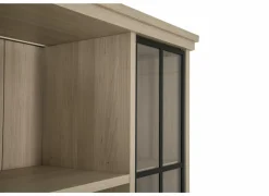 Buffetkast 216cm - decor - natuurlijke olm- Vitrinekasten|Wandmeubels