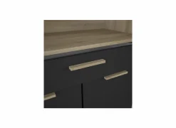 Buffetkast Dolce 84cm - melamine - kronberg eik & sidewalk- Keukenkasten|Vitrinekasten