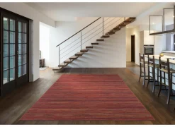 Buitentapijt Brandon 80x150cm - jute - rood & bruin- Buitentapijten|Buitentapijten