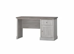 Bureau Eline 135x60cm - decor - white oak & autumn oak- Woonkamer Bureau|Kinderbureaus