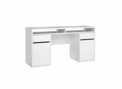 Bureau Function plus 149x48x78cm - decor - hoogglans wit- Woonkamer Bureau|Kinderbureaus