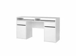 Bureau Function plus 149x48x78cm - decor - hoogglans wit- Woonkamer Bureau|Kinderbureaus