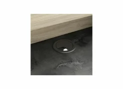 Bureau Malicia 122x59cm - decor - eik & zwart- Woonkamer Bureau|Kantoorbureau