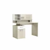Woonkamer Bureau|Kantoorbureau|Bureau Malicia 122x59x120cm - decor - eik & wit