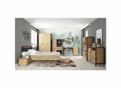 Bureau Oriental Tree 129,4cm - decor - bartex eik- Woonkamer Bureau|Bureau