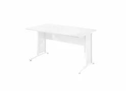 Kantoorbureau|Bureau Prima 120x80x75cm - melamine - wit