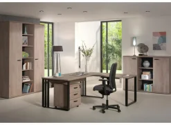 Kantoorbureau|Bureau Rio 2 160x80x73cm - melamine - humus eik