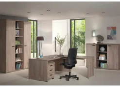 Kantoorbureau|Bureau Rio 2 180x80x73cm - melamine - humus eik