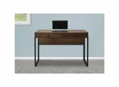 Bureau Santiago 120x60cm - melamine - walnoot- Woonkamer Bureau|Kantoorbureau