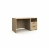 Bureau Tessa 138x66cm - melamine - zand eik- Bureau