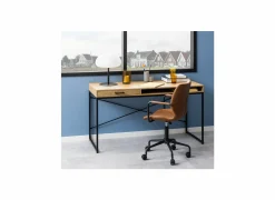 Bureau 140x58cm - decor - eik- Woonkamer Bureau