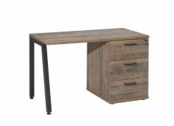 Bureau 120,2x63,5/66x73cm - decor & melamine - vintage- Woonkamer Bureau|Kinderbureaus