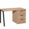 Woonkamer Bureau|Kinderbureaus|Bureau 120,2x63,5/66x73cm - decor & melamine - golden oak