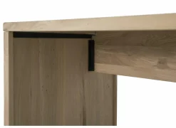 Bureau Yoda 200x80x76cm - eik massief - naturel- Kantoorbureau