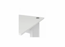 Kantoorbureau|Bureaublad Prima 120x80x3cm - decor - wit